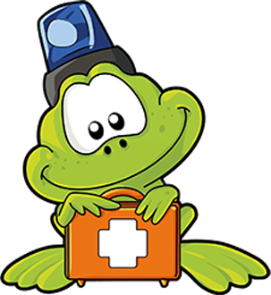 First Aid Frog Logo